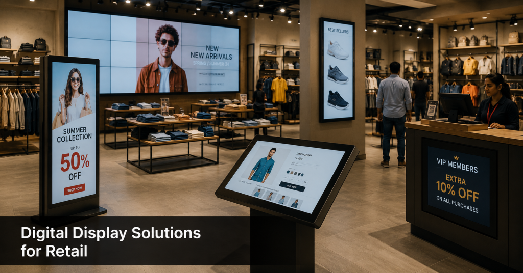 What Are the Best Digital Display Solutions for Retail Stores?