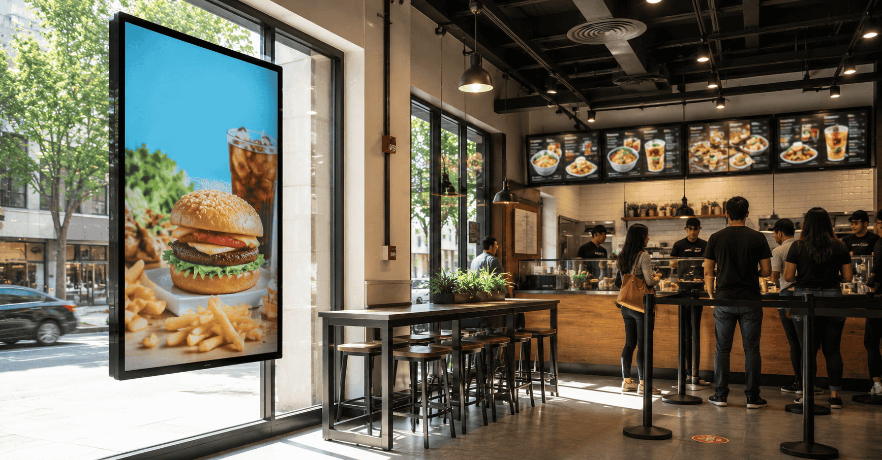 Which Digital Display Solutions Provide the Highest Resolution and Brightness?
